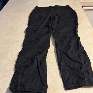 Black NorthFace sweatpants medium
